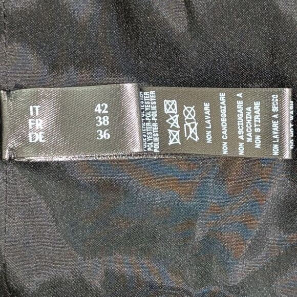 RARE Vintage La Perla Black Leather Halter Top with Gold Zipper -Archival Piece - Picture 7 of 9